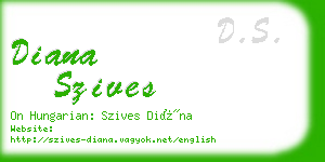 diana szives business card